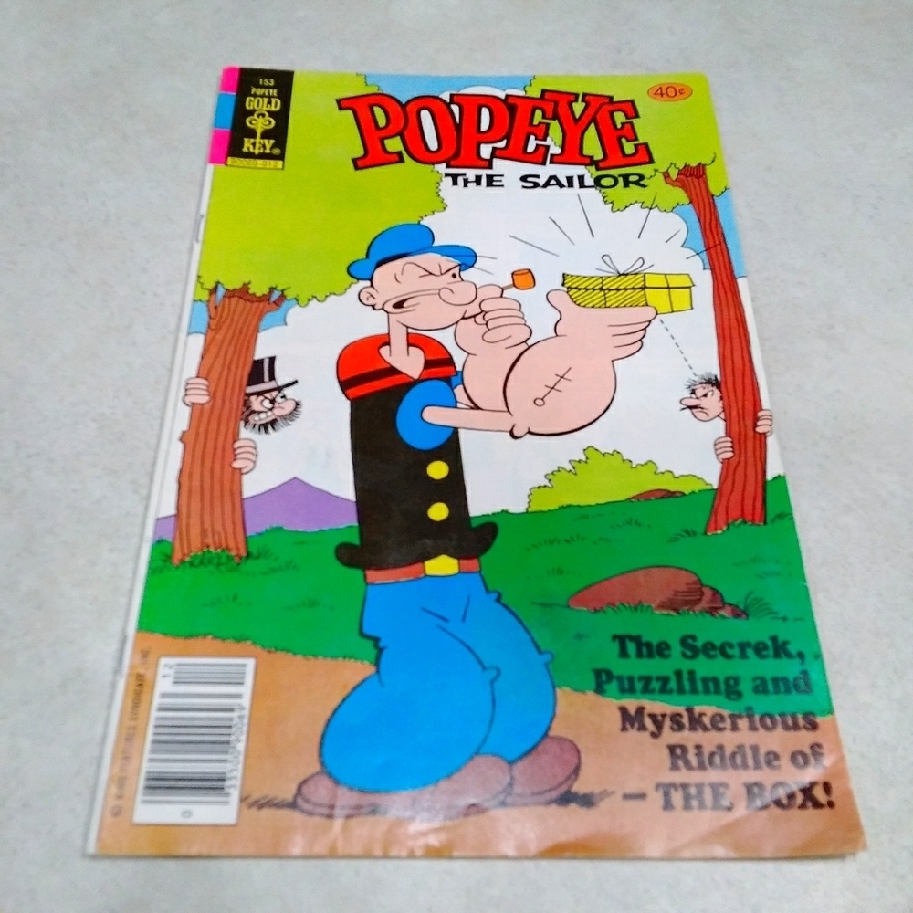 Popeye the Sailor vintage 70s comic book gold key
